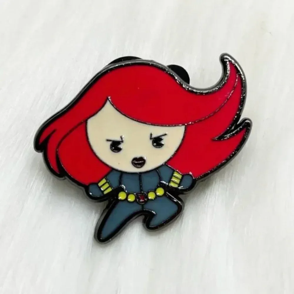 🔮 5/$25 Disney Marvel Kawaii Art Black Widow‎ Pin